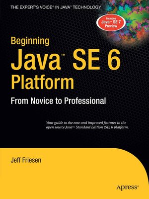 cover image of Beginning Java SE 6 Platform